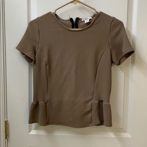 bar iii tan peplum